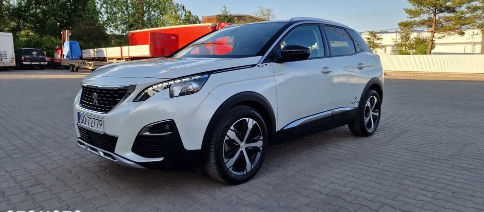 Peugeot 3008 cena 88888 przebieg: 64520, rok produkcji 2017 z Piaski małe 781